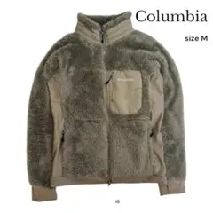コロンビア　Columbia フリースジャケット サイズM グレー　カーキ　i6