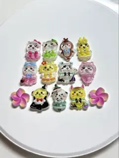 ネイルパーツ　ちいかわ　まじかるちいかわ　お花付きのサムネイル