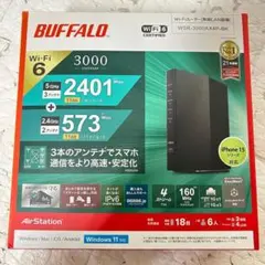 BUFFALO Wi-Fiルーター WSR-3000AX4P-BK