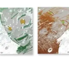 ヒロアカ 原画展 A2アートポスター The Beginning 緑谷 爆豪勝己