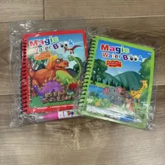 水塗り絵　ベビー用おもちゃ　ぬりえ　動物　恐竜　持ち歩き用おもちゃ