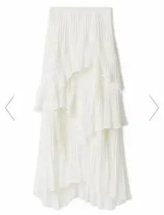 snidel Sustainableプリーツティアードスカート