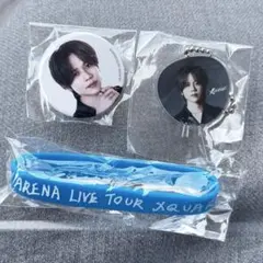 INI カプセルトイ 藤牧京介 ラバーバンド ミニうちわ ミニ缶バッジ