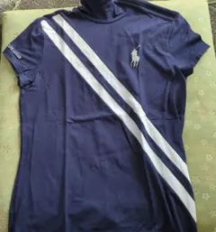 Ralph Lauren ネイビー ストライプ シャツ