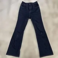 GU フレアデニムパンツ インディゴ S