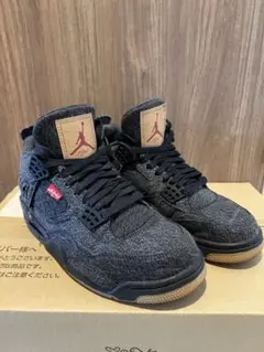 NIKE AIR JORDAN 4 LEVI'S ブラック デニム