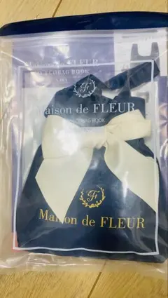 Maison de FLEUR MY ECOBAG BOOK ネイビーのサムネイル
