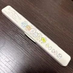 すみっコぐらし　箸セット 紫色ケース