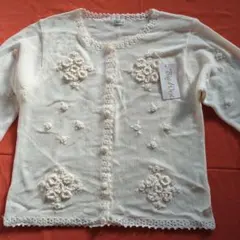 ポテチーノ風、アイボリー、のカーデガン