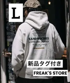 FREAK'S STORE ビッグシルエット バックプリント スウェットパーカー