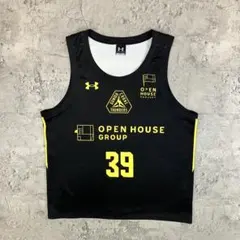 群馬クレインサンダーズ レプリカユニフォーム #39 日本製 古着 黒 XL