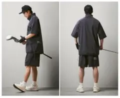 新品 コブラ ゴルフウェア 半袖シャツ ショートパンツ セットアップ