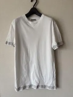 極美品〕モンクレール レタリング S ホワイトTシャツ 国内正規品 5S261