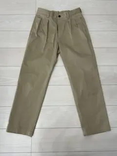 ＜UNITED ARROWS＞ コットン 2プリーツ チノパンツ