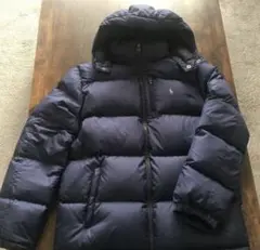 美品　Polo Ralph Lauren ネイビー ダウンジャケット XL