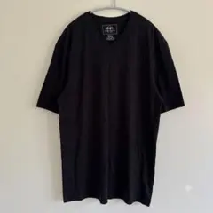 エコーアンリミテッド Tシャツ Vネック 半袖 無地 ビッグサイズ 黒 綿