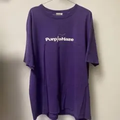 レゲエ古着　大麻Tシャツ　パープル　紫