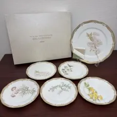 Noritake GALA CONTESSA 花柄プレート 小5枚 大1枚 箱付