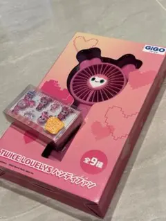 TWICE LOVELYS ハンディファン ラバーマット セット ジヒョジブリー TWICE LOVELYS ハンディファン ラバーマット セット ジヒョジブリー
