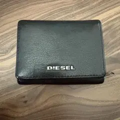 DIESEL 本革 レザー 財布 メンズ 機能的 ブラック