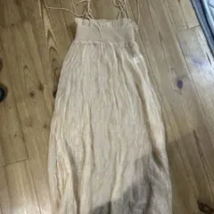 kastane キャミワンピース ベージュ ロング丈