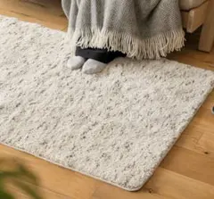 IKEA ラグ VINDUM ヴィンドゥム ホワイト 133 × 180 - メルカリ