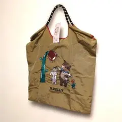 D.KELLY 刺繍 トートバッグ エコバッグ　くまさん　うさぎさん