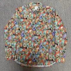 新品未使用】グラニフ×天野喜孝 無月夜 オープンカラー半袖シャツ S 