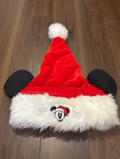 ミッキー耳付きサンタ帽子