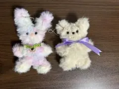 ハンドメイド　モールドール　くま＋うさぎセット