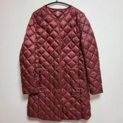 UNIQLO ユニクロ ウルトラライトダウン リラックス コート　Ｍ　ボルドー系