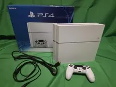 SONY PlayStation4 本体 グレイシャーホワイト美品 ソフト4本付