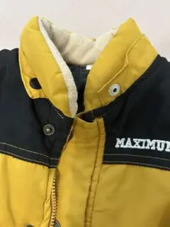 MAXIMUM 中綿ジャケット イエロー/ブラック