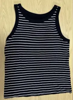 【最終お値下げ】ユニクロ　リブブラトップ　ブラック　ＸＬ