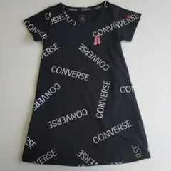 CONVERSE 半袖ワンピース 110cm ブラック