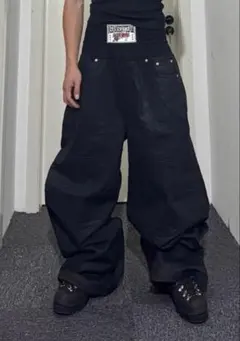 【即発送】Rye Chasin ダメージ加工ワイドパンツ opium y2k RYE CHASIN ダメージ加工ワイドパンツ