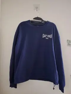 GAP 1969 N.Y.C. スウェット トレーナー ネイビー ドローコード