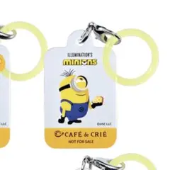 カフェドクリエ　ミニオンズ　めじるし　オリジナルアクリルチャーム