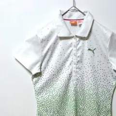 Puma レディースドット柄 ポロシャツスポーツ