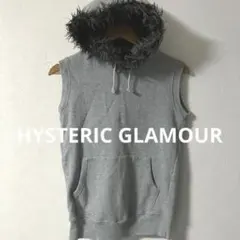雰囲気抜群❗️ 00's HYSTERIC GLAMOUR 袖無し パーカー