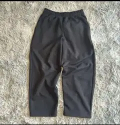 ユニクロc ブラック ワイドパンツ スウェット