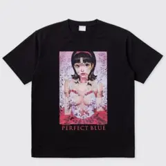 【新品】Lサイズ パーフェクトブルー Tシャツ ／今敏 フィルマークス L 新品】パーフェクトブルー PERFECT BLUE ポスターTシャツ 今敏