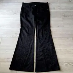 TORNADO MART y2k 00s フレアパンツ レオパード Mサイズのサムネイル
