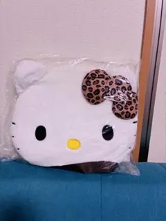 ハローキティ ヒョウ柄リボン ショルダーバッグ