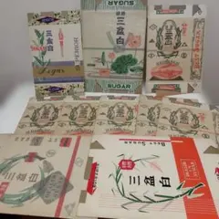 昭和レトロ 　戦前　三盆白 砂糖箱