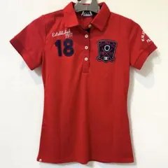 FILA GOLF 赤 ポロシャツ M