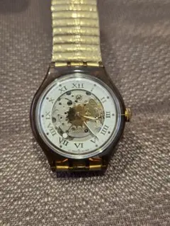 SWATCH スウォッチ Automatic 自動巻き スケルトン 1995 - メルカリ