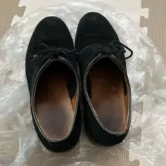 ブラック スエード 2way OXシューズ