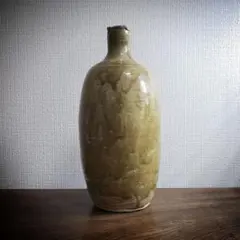 瀬戸徳利　江戸時代 黄瀬戸/瀬戸焼 徳利 江戸中期~後期1820~ _4 黄瀬戸/瀬戸焼 江戸