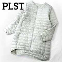 PLST ストレッチインナーダウンジャケット M ホワイト2way プラステ
